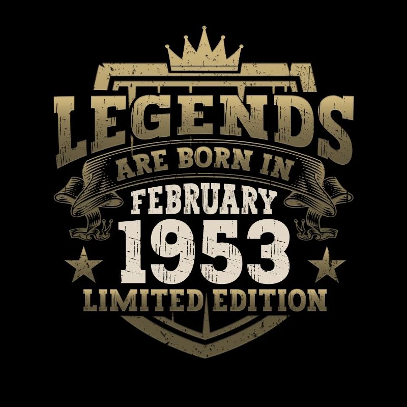 February born 1953 70th birthday gift man
