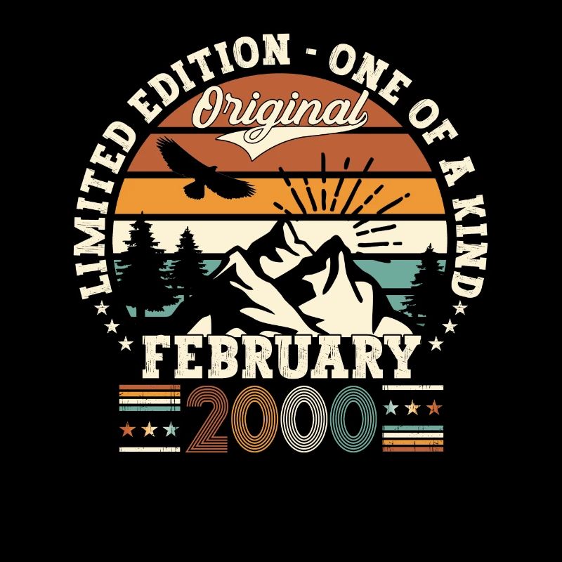 Year 2000 February 23rd birthday gift man