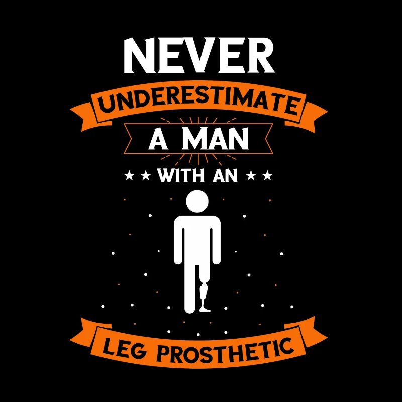 Artificial leg design for leg prostheses