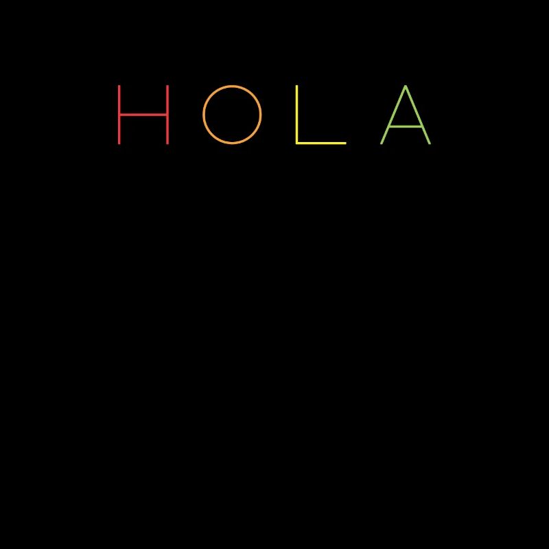 Hello in Spanish HOLA