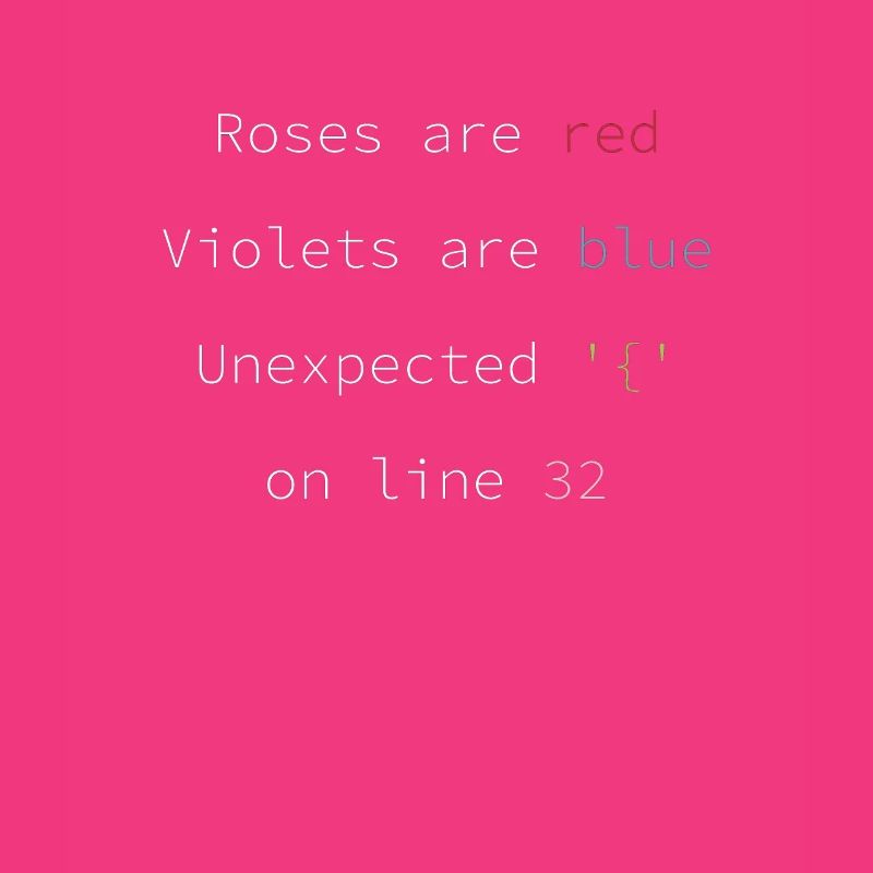 Funny Fehlercode Software Entwickler