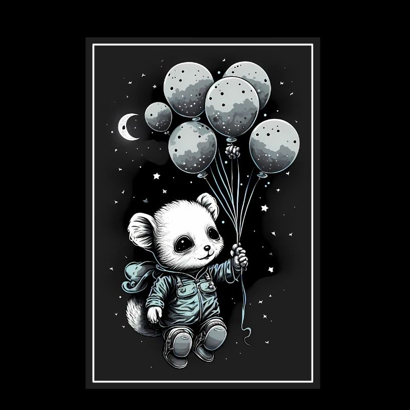 Hamster souris astronaute de l’espace planète astronaute