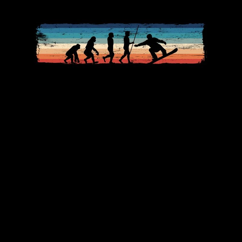 Retro Snowboard Evolution - Lustiges