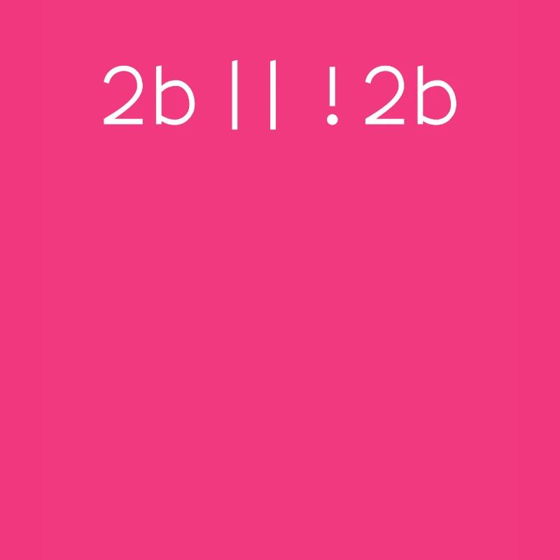 Sein oder Nichtsein 2b ||! 2b