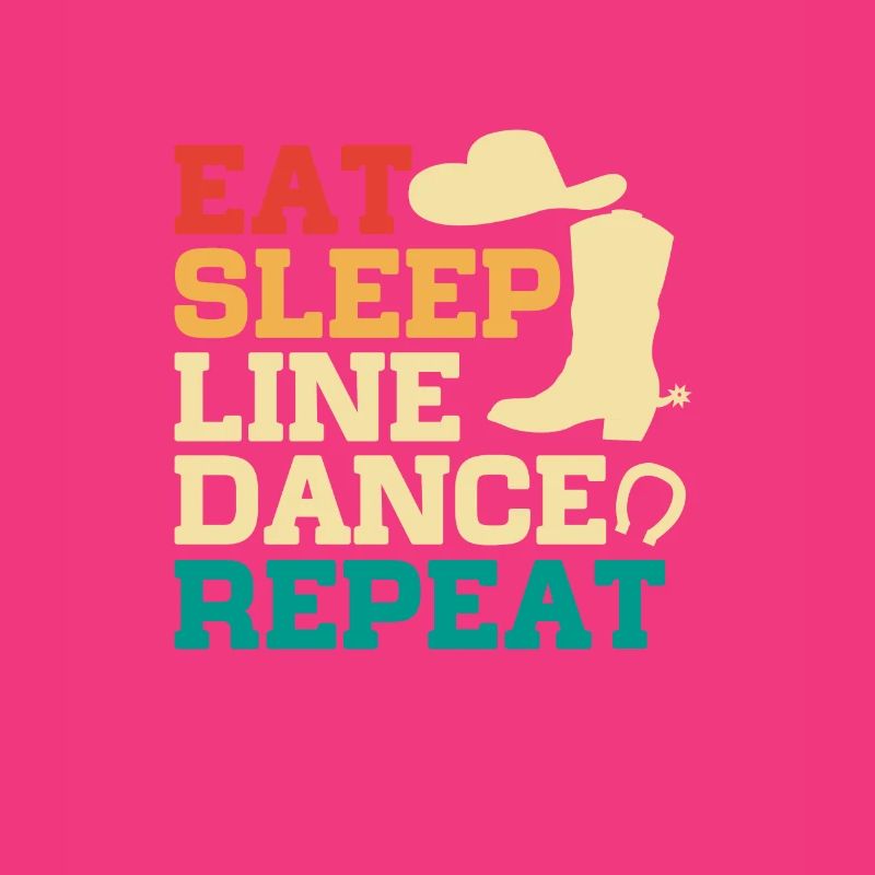 Linedance Country Line Dancer Linedancing Gift