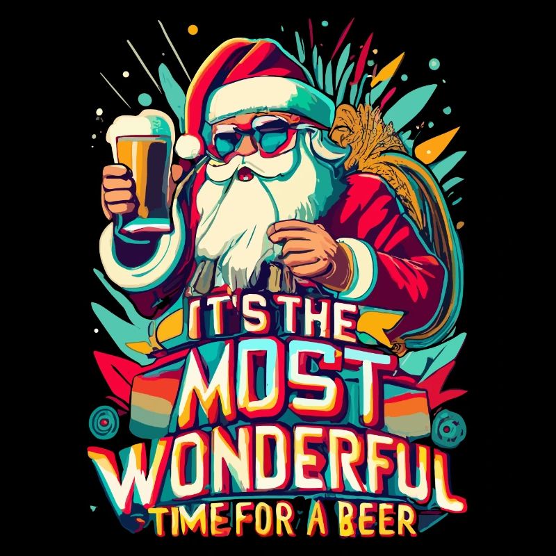 Weihnachtsmann- Bierliebhaber Geschenkidee