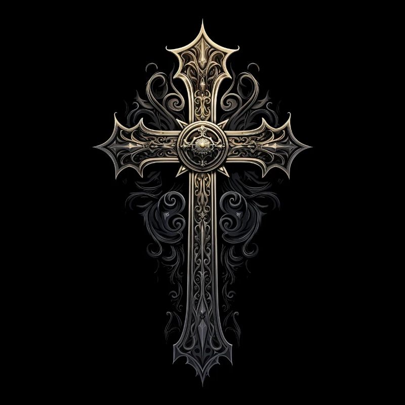 Gothic Cross Goths Design Victorian