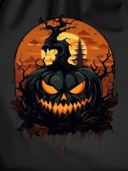 Spooky Halloween Pumpkin