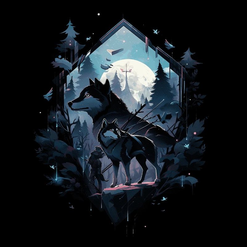 Majestic Wolf Wolves