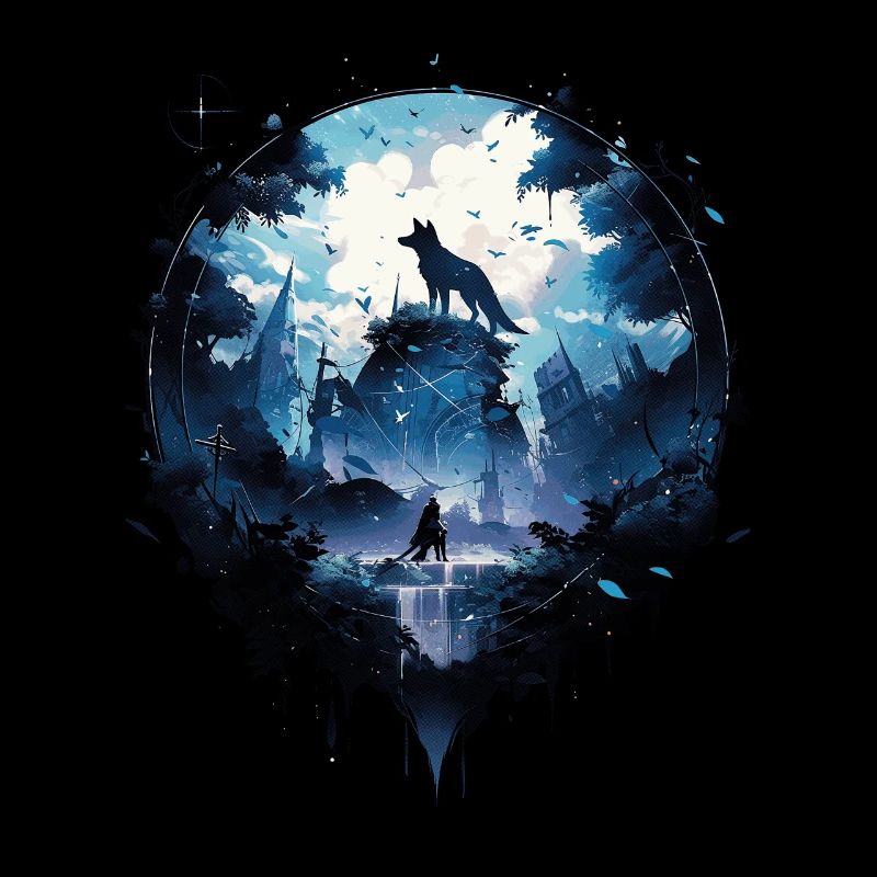 Majestic Wolf Wolves