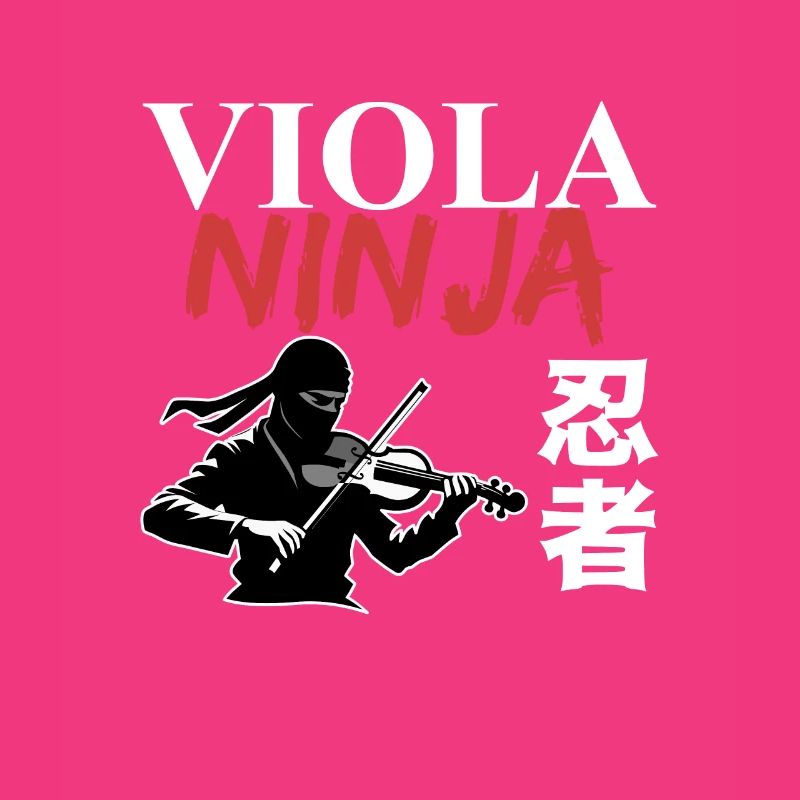 Viola Viola Violist Ninja Funny