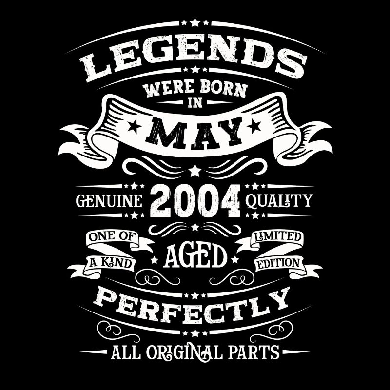 Legendary May 2004 Vintage 2004 Birthday 2004