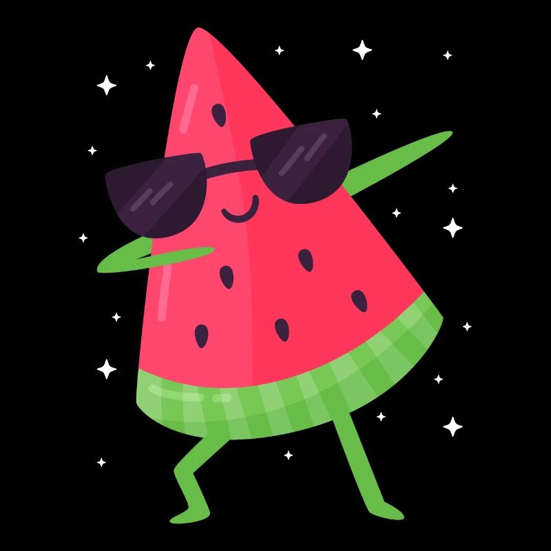 Melon pastèque Fruit d’été Cadeau végétalien