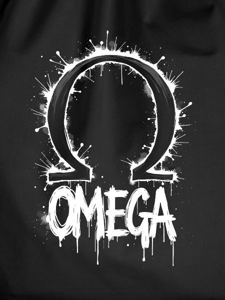 Omega Symbol Splash