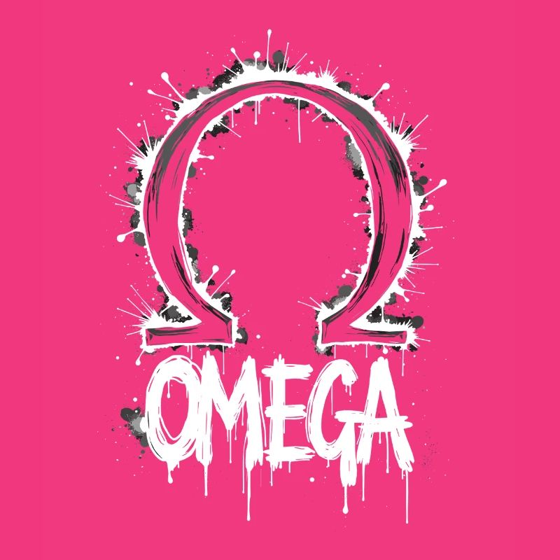 Omega Symbol Splash