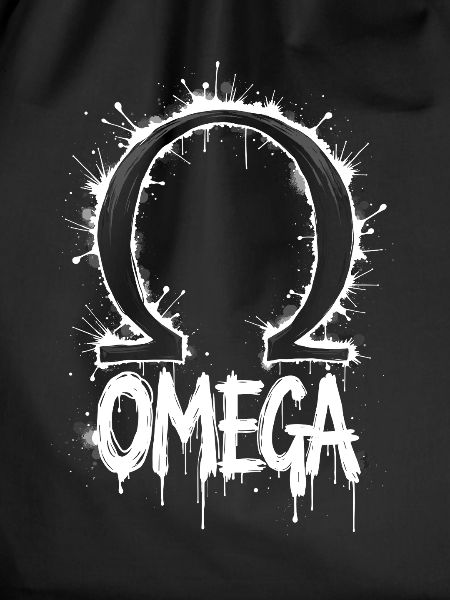 Omega Symbol Splash