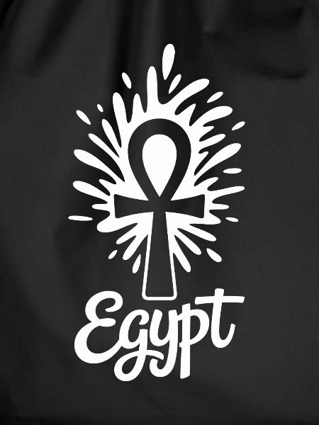 Egypt Ankh Symbol Splash