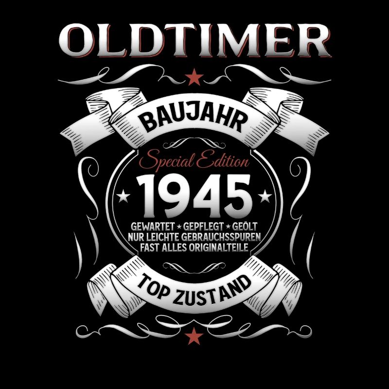 80. Geburtstag Geschenk Oldtimer Jahrgang 1945