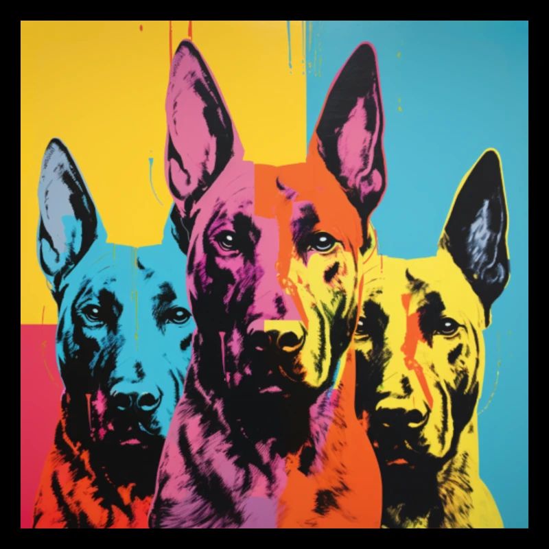 Belgischer Schäferhund - POP ART