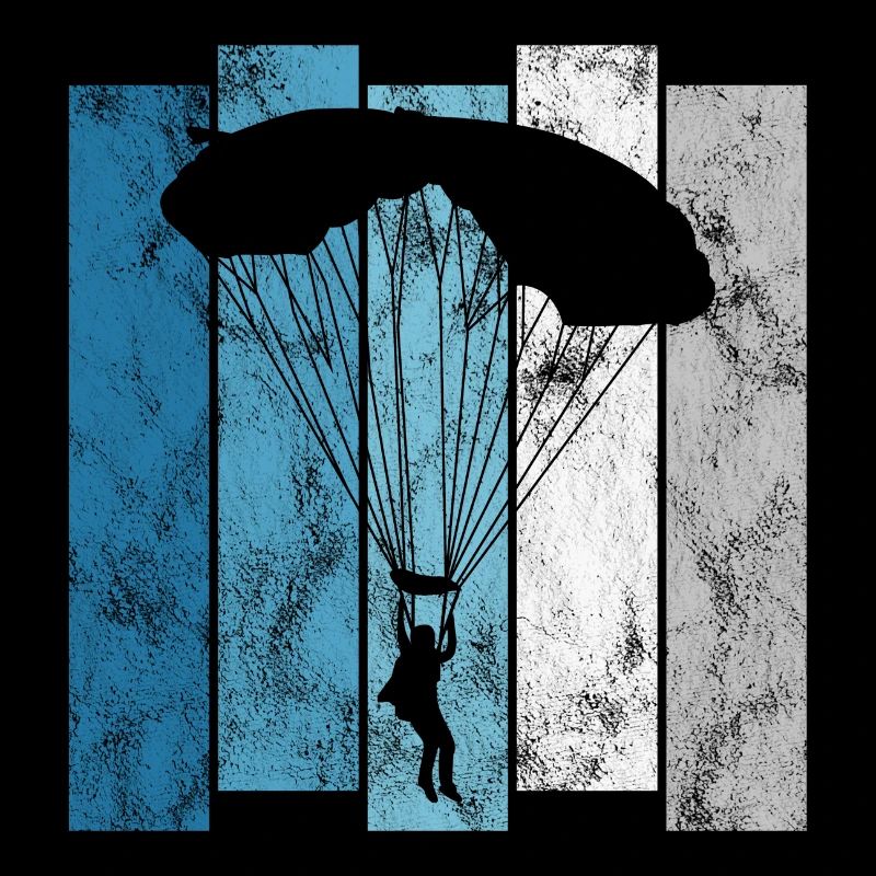Skydiver parachute skydiving