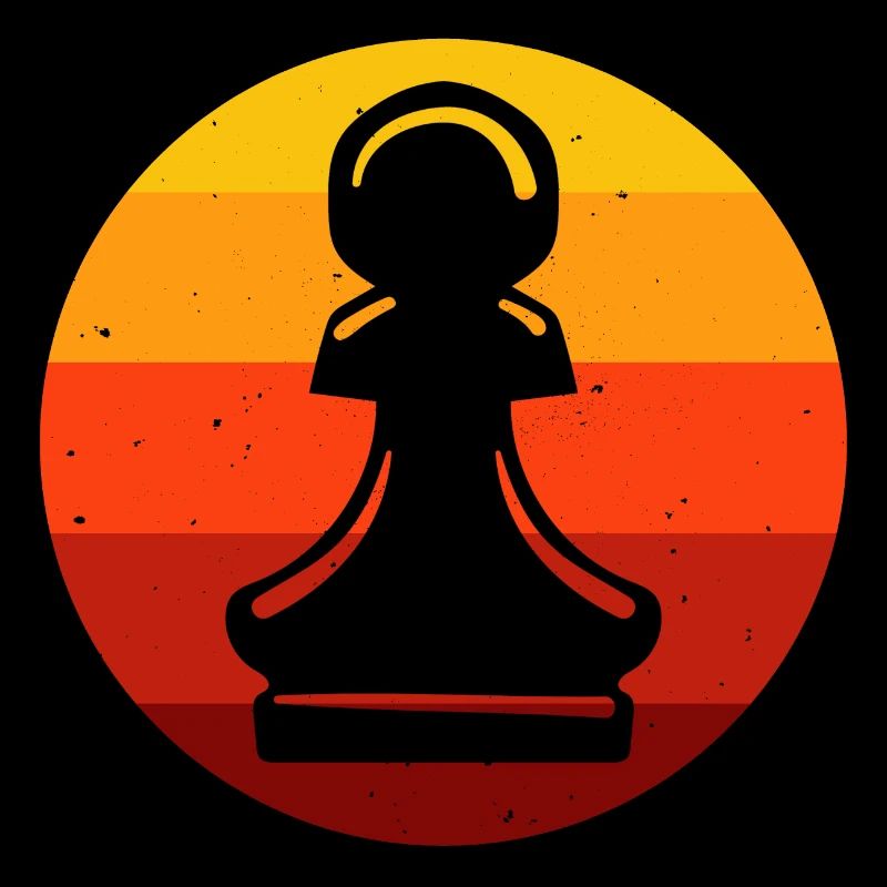 Checkmate Retro Chess Player Chess Piece Chess