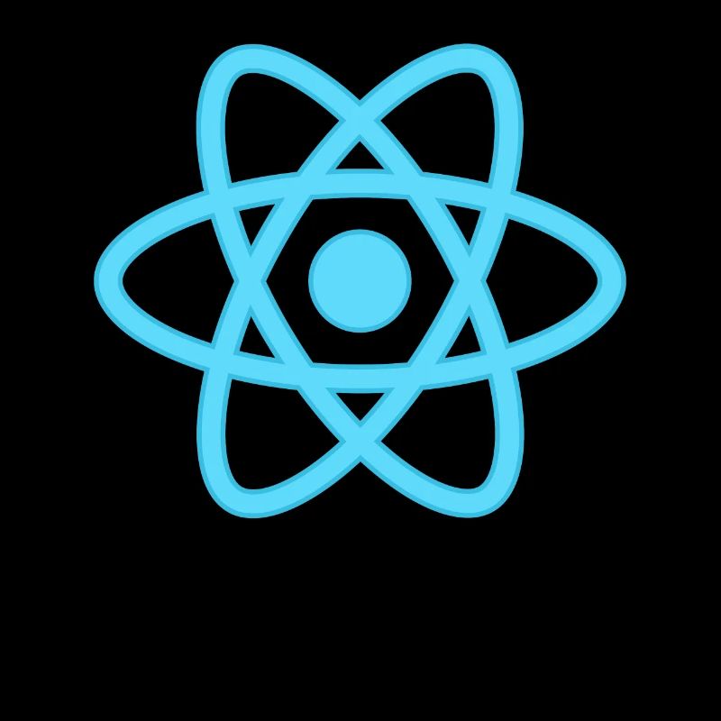 React logo for programmers and developers