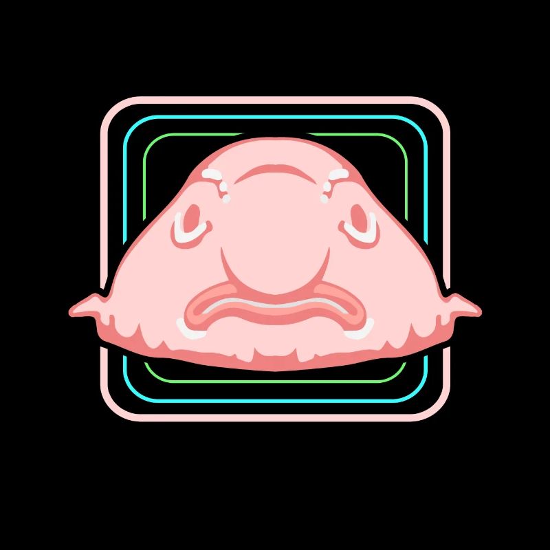 Blobfish Deep Sea Grumpy Cadeau introverti