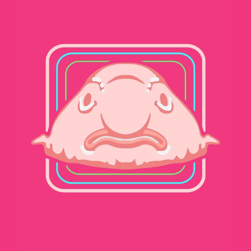 Blobfish Deep Sea Grumpy Introverted Gift