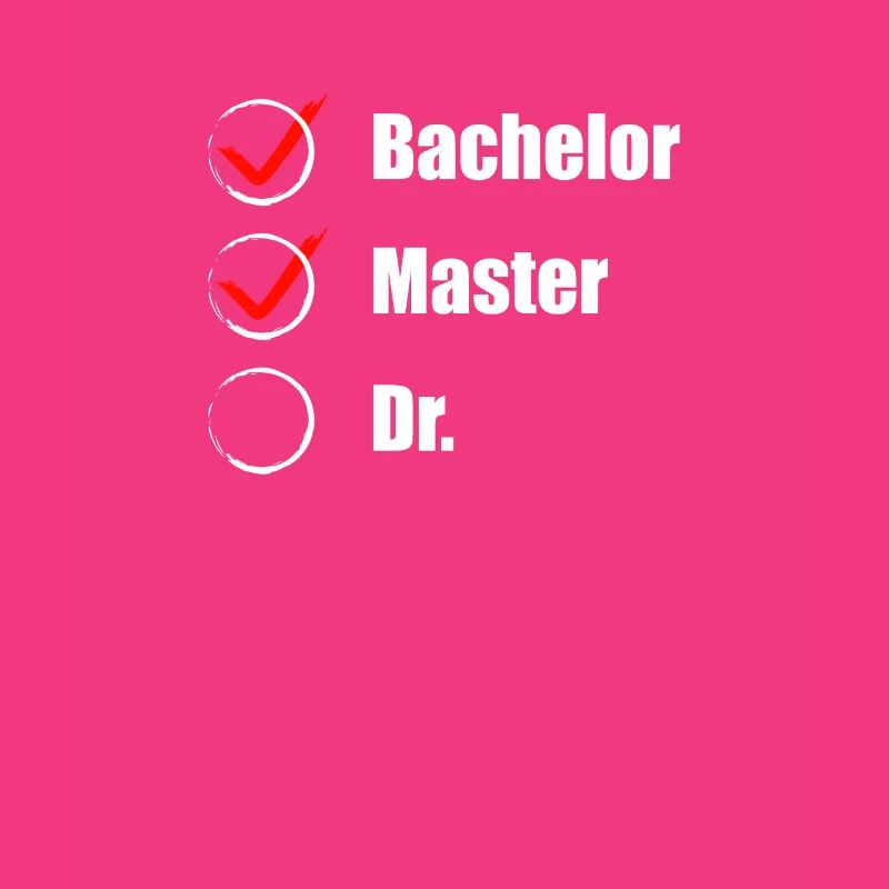 Master's Degree PhD Student Checklist Gift Idea