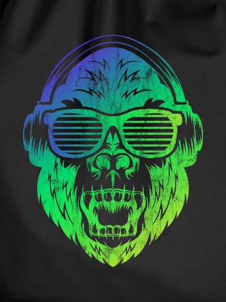 DJ Monkey Affe mit Sonnebrille
