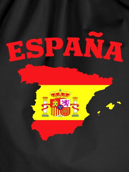 Spain Espana Flag Map