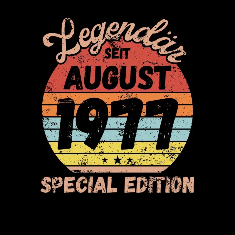 August 1977 - Geburtstag im August