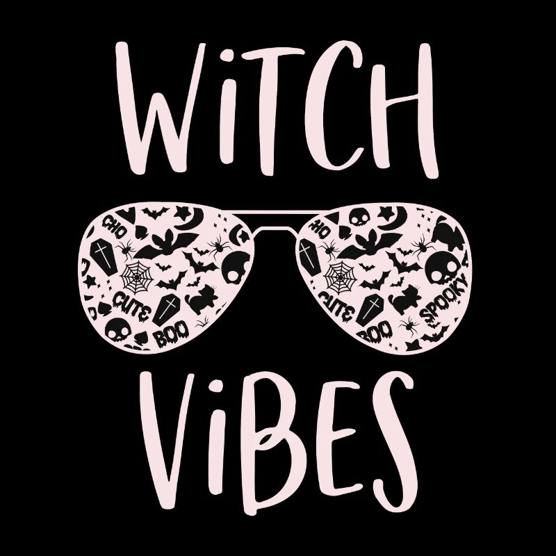Witch Vibes Cute Funny Mystical Spooky Halloween