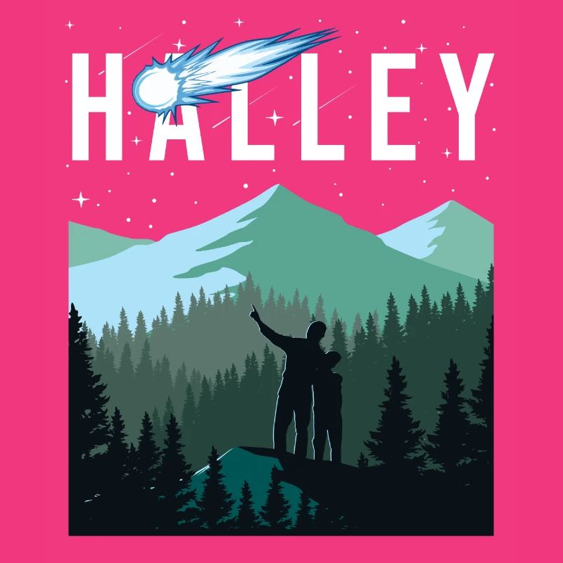 La comète de Halley Ciel nocturne Espace du système solaire