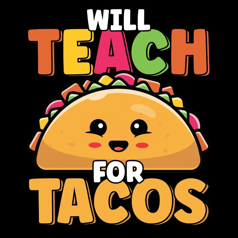 Enseignera pour les amateurs de tacos drôle mignon Cinco de