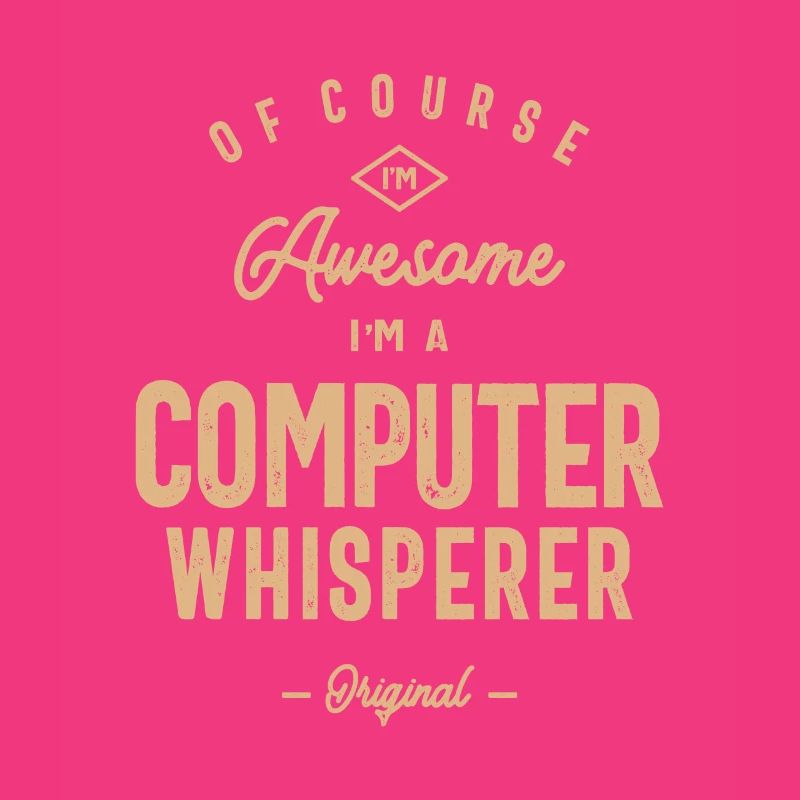 Computer Whisperer Funny Job Title Profession