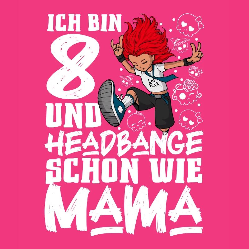 Ich bin 8 - Mädchen Rocker