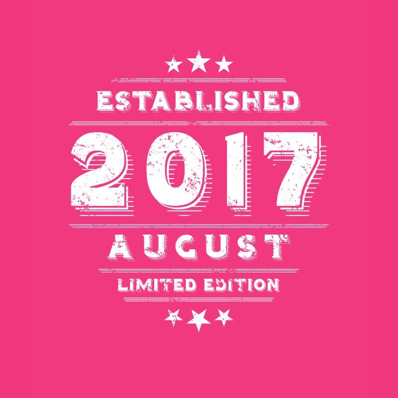 Birthday in August 2017 - August