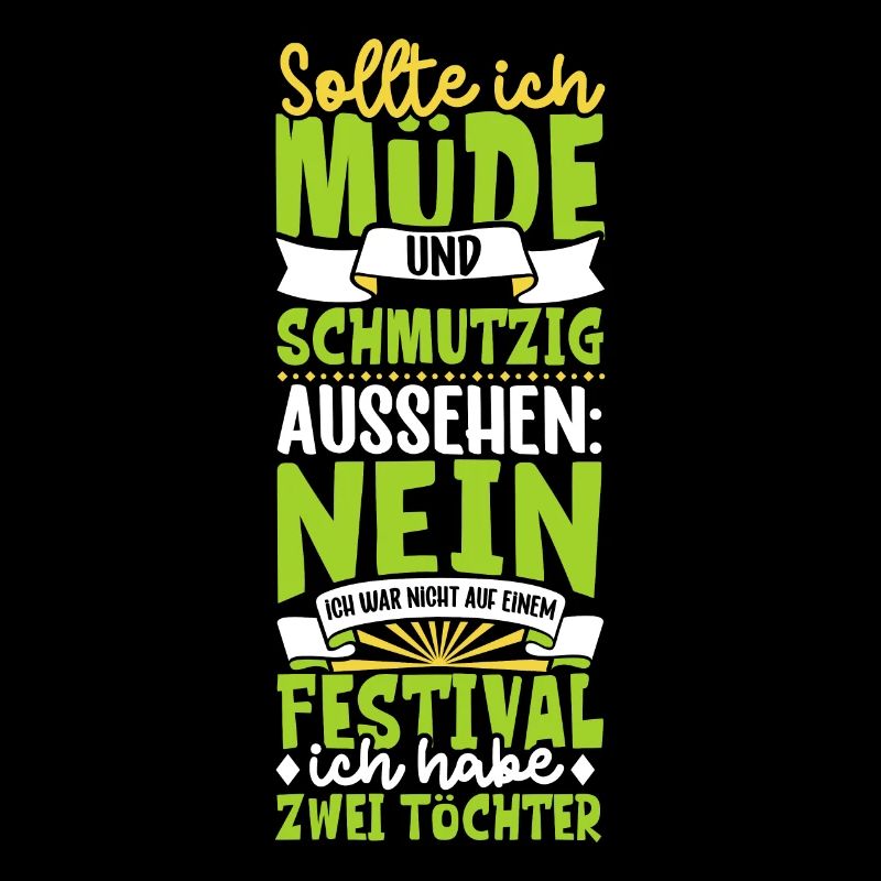 Müde und schmutzig - zwei Töchter