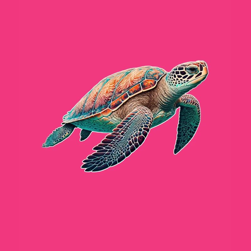 Turtle - Turtle - Diving - Sea