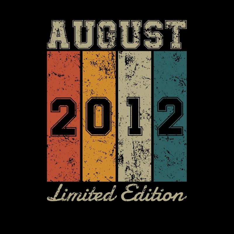 Date de naissance: Août 2012 - Limited Edition Retro