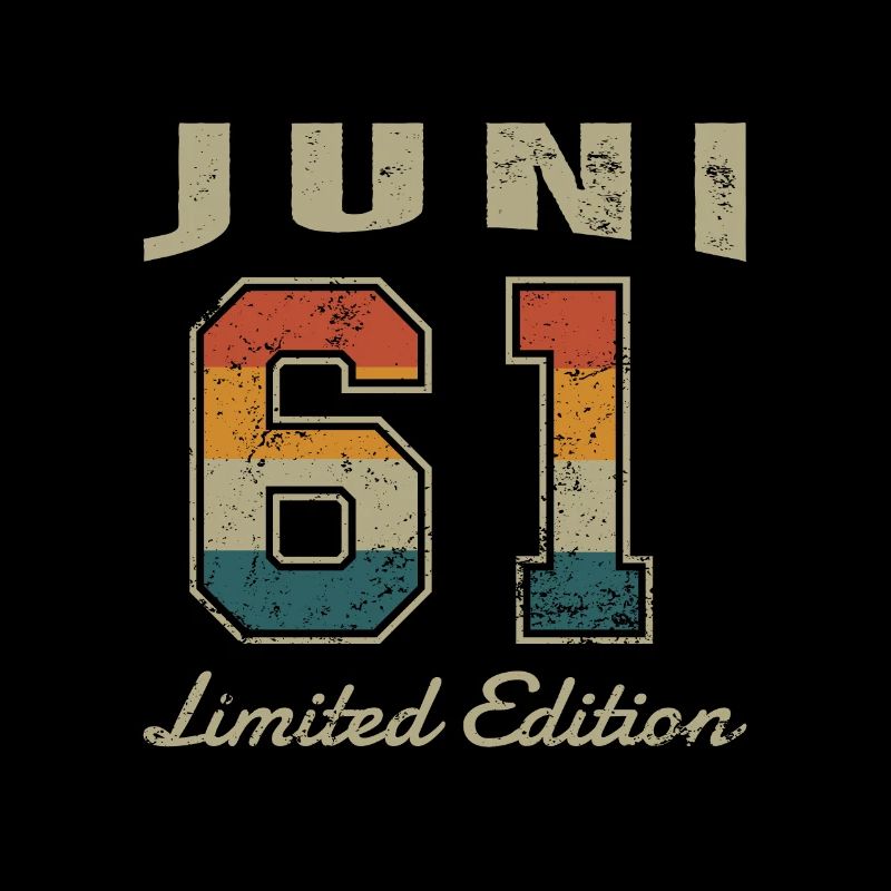 Geburtstag: Juni 1961 - Limited Edition Retro