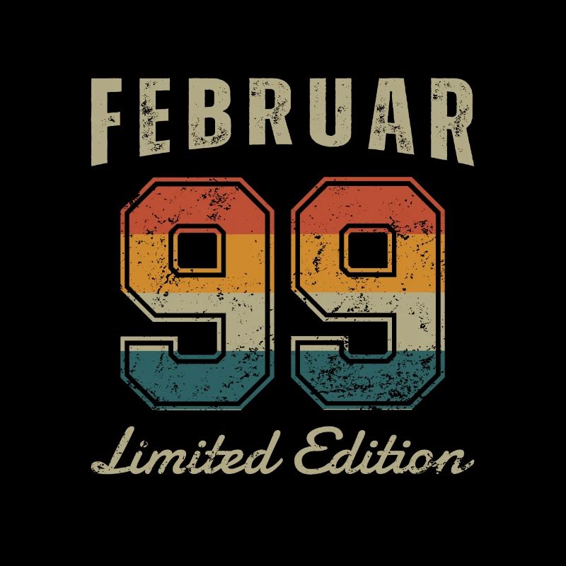 Geburtstag: Februar 1999 - Limited Edition Retro