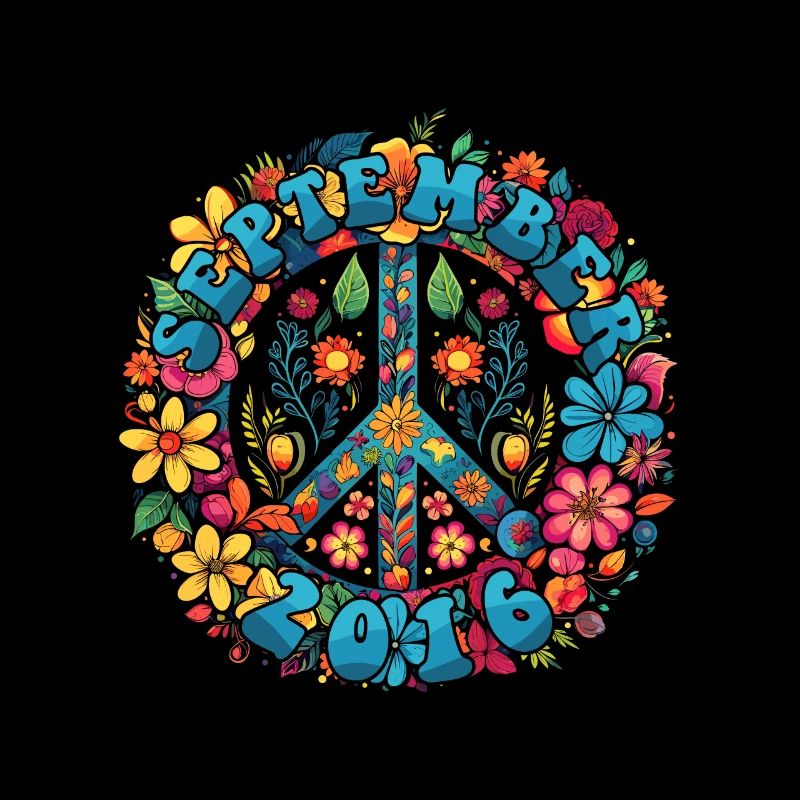 Flower Power Hippie Birthday - September 2016