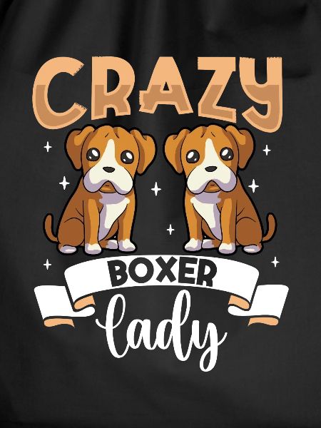 Crazy Boxer Lady - Boxer