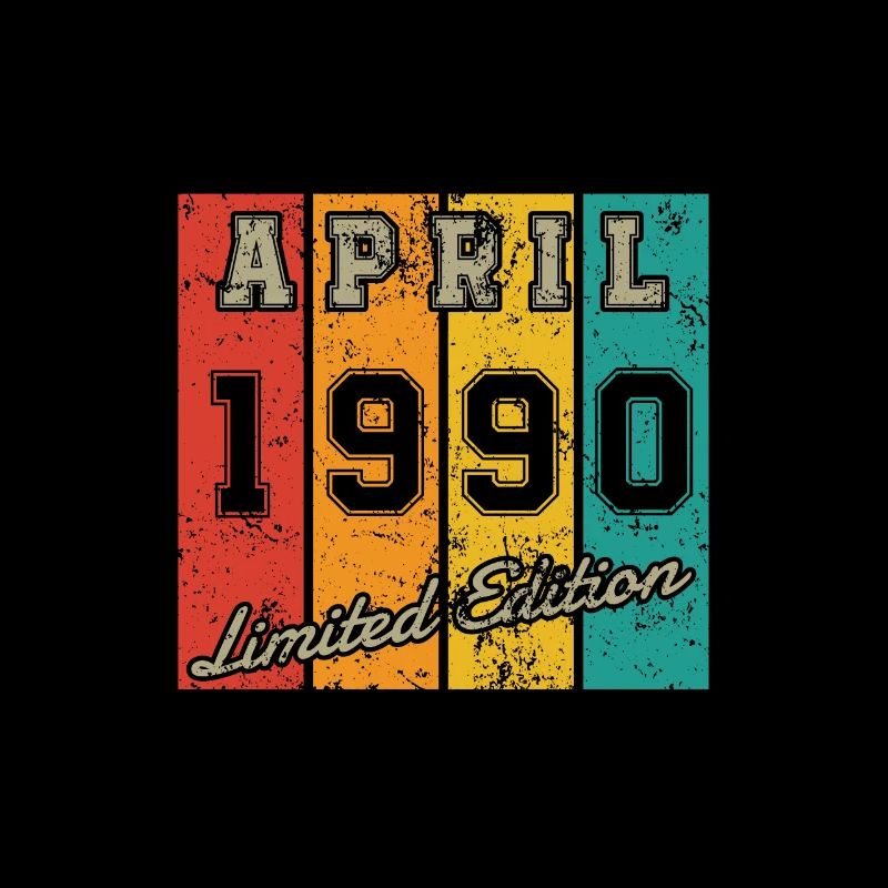 Date de naissance: Avril 1990 - Edition Limitée Rétro