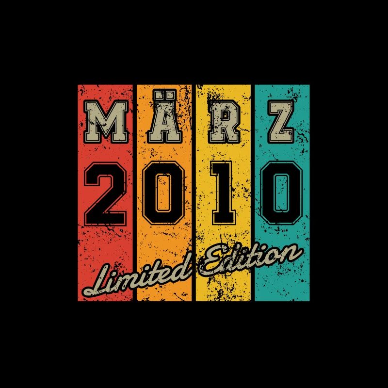 Date de naissance: Mars 2010 - Limited Edition Retro