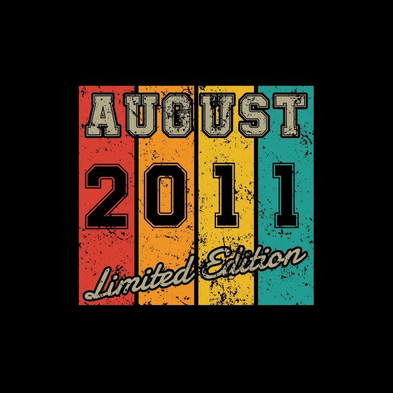 Geburtstag: August 2011 - Limited Edition Retro
