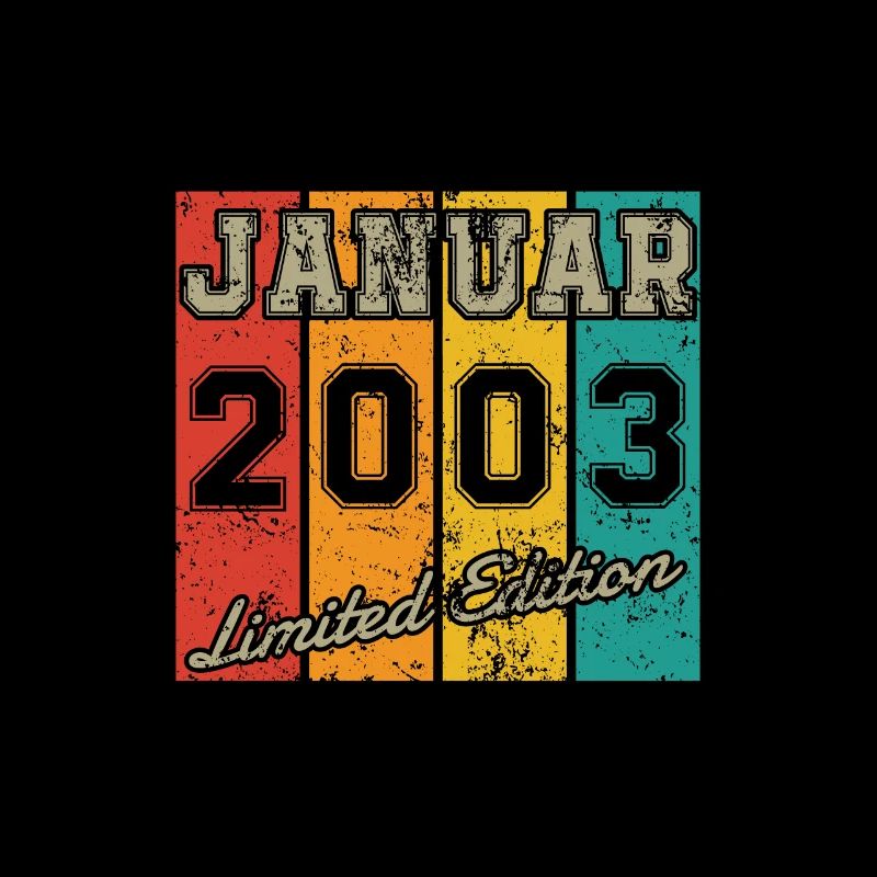 Date de naissance : Janvier 2003 - Édition limitée Retro