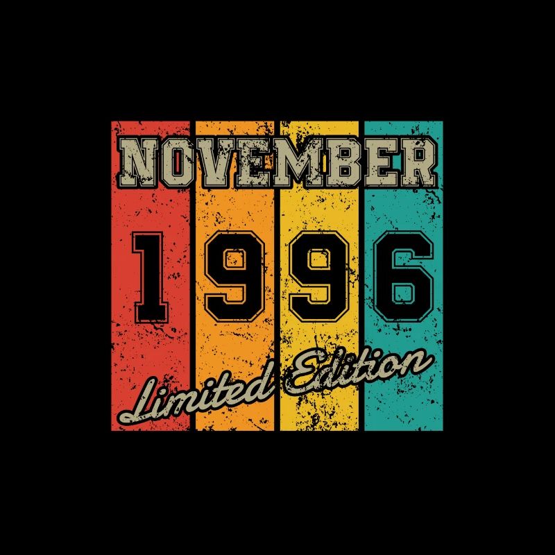 Date de naissance : Novembre 1996 - Édition limitée rétro